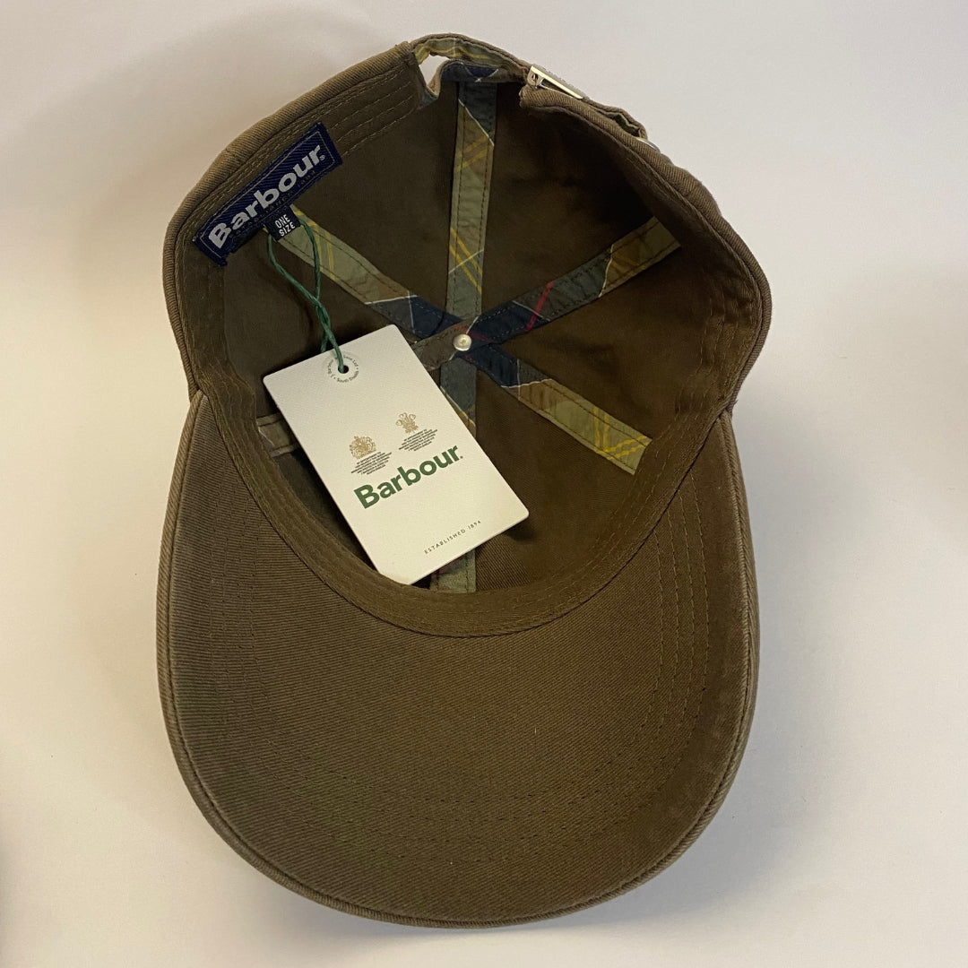 Gorra Cascade Barbour Oliva