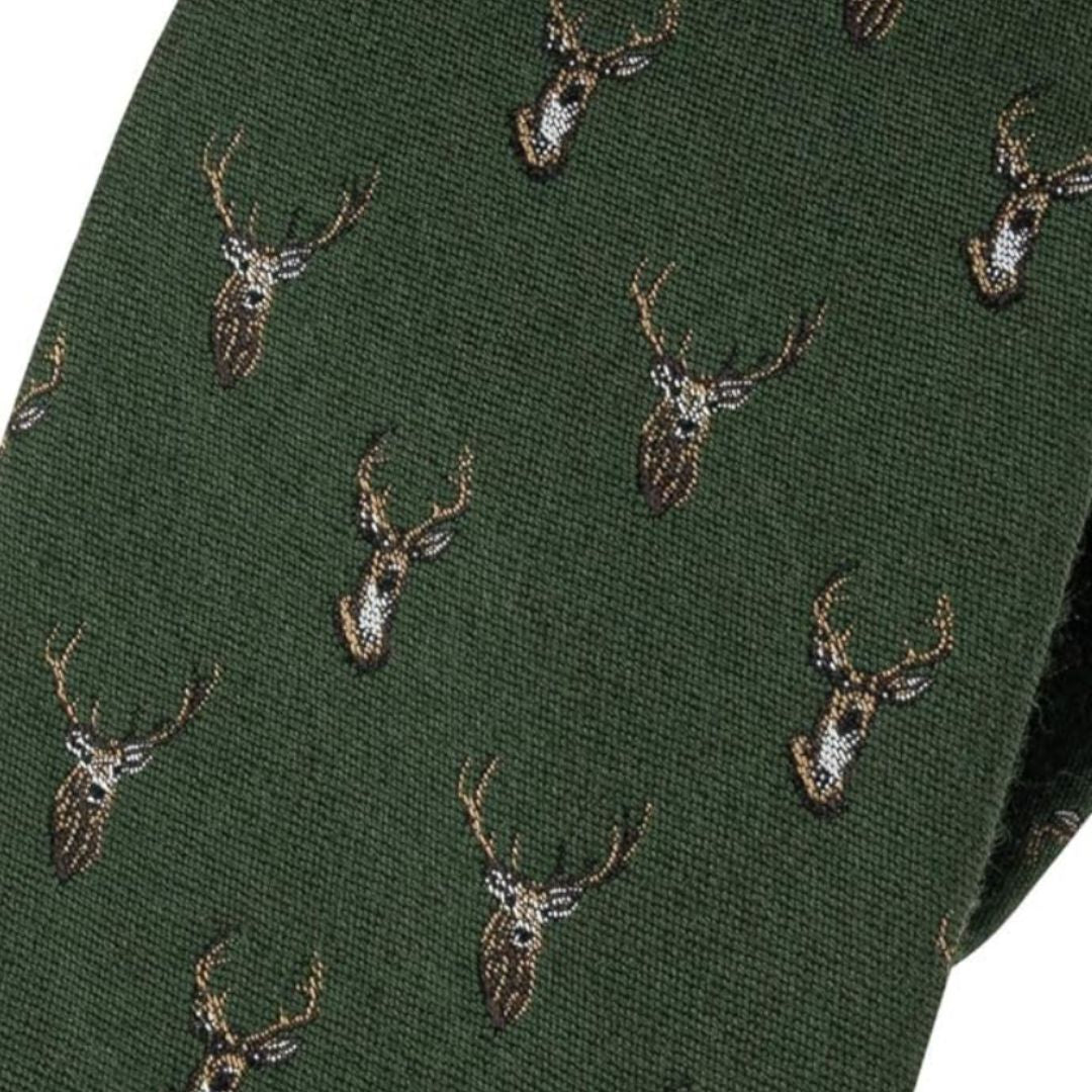 Corbata de Ciervos Verde