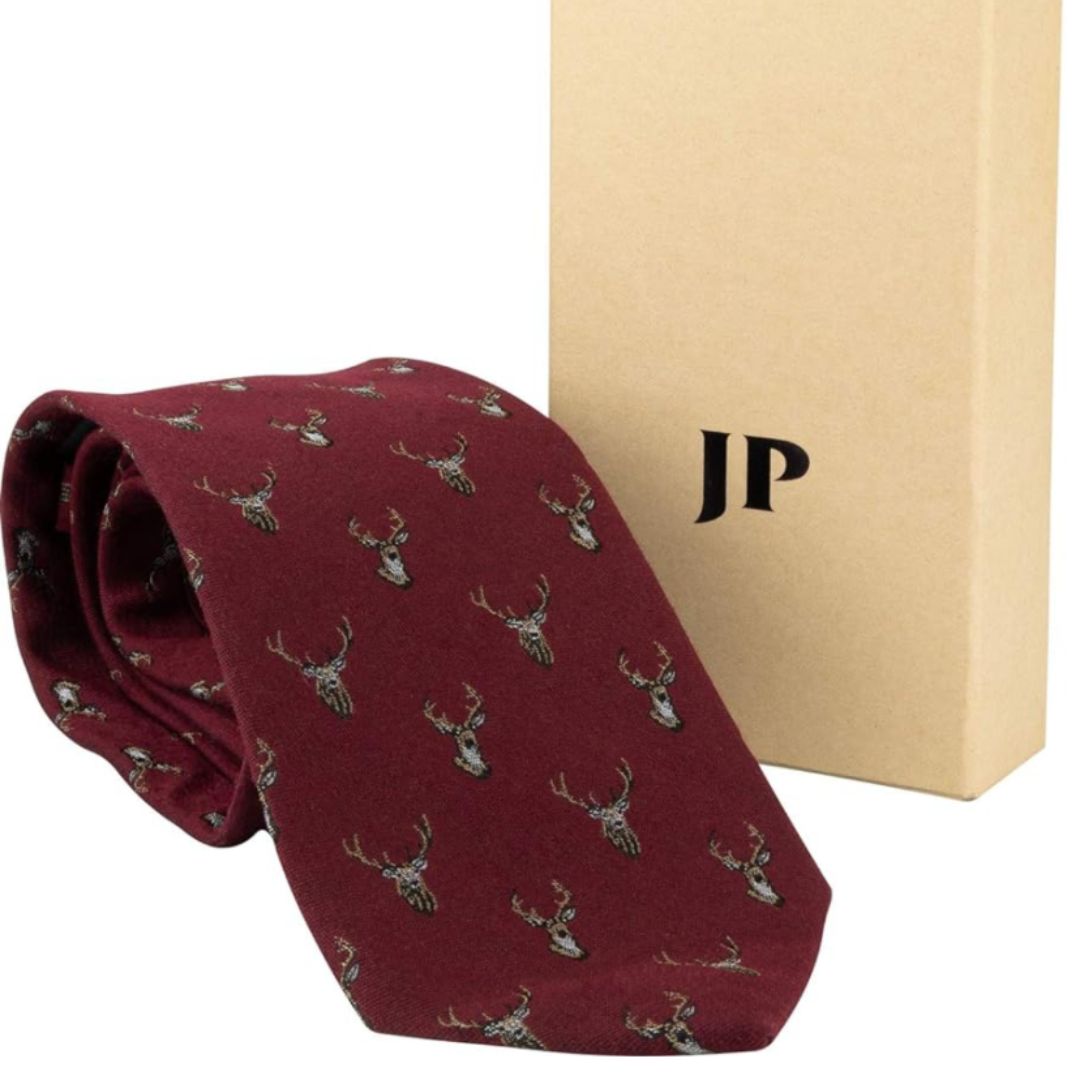 Corbata de Ciervos Burdeos