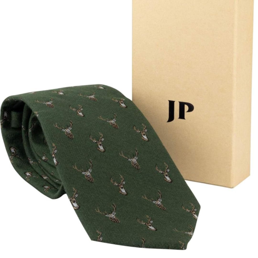 Corbata de Ciervos Verde