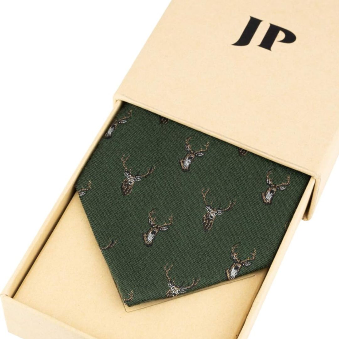 Corbata de Ciervos Verde