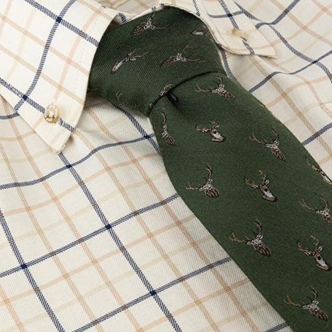 Corbata de Ciervos Verde